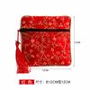 Bolsa para empaque de joyería pulsera pulsera hilo texto juego colgante monedero bolsa pequeña de tela bolsa de franela bolsa de la suerte venta al por mayor