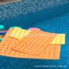 Venta al por mayor Proyecto de Agua Puente Rojo Net Espuma EVA Esterilla Flotante Fila Flotante Manta Flotante Juego de Natación a la Deriva Esterilla