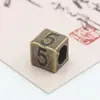 Material hecho a mano DIY Taobao AliExpress accesorios de cuentas al por mayor cuentas de agujero grande bronce retro digital ZAKKA