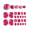 Adesivos para Unha do Pé Padrão Estéreo Zf Diamante de Imitação 3D Manicure Patch Impermeável Longa Duração Clareador Patch Completo para Unha do Pé Produto Acabado