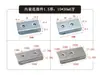 Conectores para Tubos Quadrados com Grampos em U de Ferro sem Solda e Fixadores Galvanizados de Aço Inoxidável para Móveis, Prateleiras e Expositores