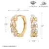 Pendientes de Plata de Ley S925 al por Mayor de Fábrica de Origen, Pendientes Largos con Forma de Corazón Totalmente Incrustados con Circonita, Accesorios para Orejas, Exclusivo Transfronterizo, En Stock