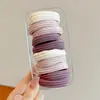 Banda de Goma Duradera de Alta Elasticidad Lazo para Cola de Caballo Alta para Niñas Lazo de Cabello de Alta Calidad Anillo para el Cabello que No Aprieta Cubierta de Cuero Accesorios para el Cabello