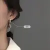 Pendientes de Aro en Forma de U Estilo Coreano para Mujer, Diseño de Nicho, Pendientes de Aro Elegantes y de Gama Alta de Lujo Ligero, Nuevas Joyas de Oreja de Moda al por Mayor