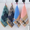Toalla Cuadrada de Algodón Puro, Toalla para Niños, Toalla para Bebés sin Pelo, Toalla de Algodón Absorbente Linda de Dibujos Animados para Jardín de Infancia
