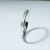 Popular Transfronteiriça Versão Coreana Anel Fosco Ultrafino Ouro Rosa Prensado na Areia Casal Homens e Mulheres Sansheng Iii Anel de Aço Titânio