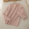 Suéteres de Outono e Inverno para Crianças, Aula a, para Meninos e Meninas, Malha Básica, Suéteres Macios de Lã Estilo Coreano para Bebês e Crianças Pequenas