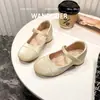 Zapatos de Princesa para Niñas, Tacones Altos, Nuevo Estilo Primavera y Otoño 2026, Zapatos de Cuero para Bebé Inspirados en Chanel, Zapatos Individuales Suaves para Niños para Combinar con Vestidos