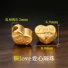Xiao 18K Colección de Accesorios de Oro Arena No Desvanecible Pulsera Materiales para Manualidades Colgante de Oro Arena Cuentas Espaciadoras Cuentas Sueltas Accesorios Venta al por Mayor