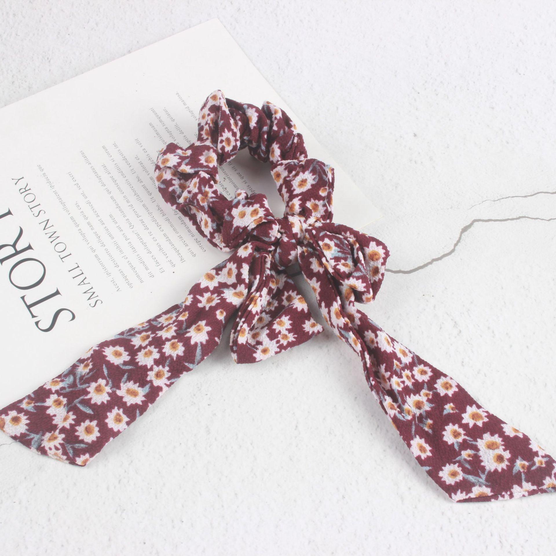 迷茫饰品飘带布艺发圈