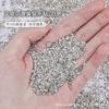 Arte de Uñas Zircón Borde Invertido Diamante Plano Super Flash Joyería para Arte de Uñas Blanco Mini tamaño pequeño Zircón Flash Decoración de Uñas
