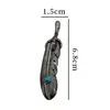 Acessórios de casaco masculino retrô garra de pássaro pena personalidade usar acessórios de casal masculino e feminino Acessórios Pingente de Pena