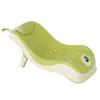 Estante sensible a la temperatura para baño de bebé, cama de baño ajustable para bebé, soporte reclinable, bolsillo de red antideslizante, estante para bañera de bebé recién nacido