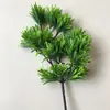 Plantas de Bonsái Hechas de Hojas de Ciprés, Hojas de Pino y Ciprés, Flores Artificiales Decorativas, Hojas Perennes