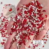 Decoraciones Rojas Chinas Mixtas para Uñas, Mini Pedrería Brillante Serie Roja de Año Nuevo con Parte Trasera Plana, Accesorios Irregulares para Uñas Forma de Ojo de Caballo