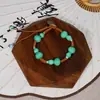 Jingdezhen Cerâmica Cuia Pulseira com Contas Joias Estilo Chinês Fulu Grão de Café Acessórios Pulseira Estilo Étnico Atacado