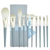 Set de Brochas de Maquillaje Completo Puente Azul de 10 Piezas, Brocha Suave para Polvos Cangzhou, Brocha para Rubor, Brocha para Iluminador, Herramientas de Belleza, Corrector