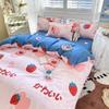 Conjunto de Cama de Dormitório para Estudantes Universitários Três Peças 100% Algodão Algodão Puro Lençol Capa de Edredom Colchão Cama de Solteiro Conjunto de Seis Peças