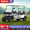 Autobús turístico de cuatro ruedas 2-4-6-8 coche de fábrica del campus carrito de golf carrito de golf eléctrico de combustible