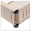 Estante de Almacenamiento Móvil de Plástico al por Mayor en Stock, Estante de Almacenamiento para Espacios Pequeños de Cocina y Baño, Estante Deslizante Multicapa con Ruedas