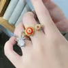 Anillo de Halloween Transfronterizo Araña Cuervo Fantasma Calabaza Hueso Fantasma Anillo Personalizado Oscuro Nicho Punk para Mujeres