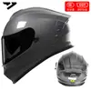 Casco de Motocicleta Certificado Dot para Hombres y Mujeres, Casco Integral Ad para Todas las Estaciones, Casco Cálido y Seguro con Certificación 3C