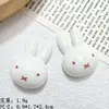 Lindos Accesorios Nuevos Dulces y Geniales de Resina Mi Conejo DIY Pegamento de Crema Pinzas para el Cabello Hechas a Mano Fundas para Teléfono Colgantes Charms para Zuecos