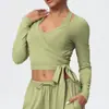 Calça Escovada Transfronteiriça, Calça Larga Fluida, Regata Esportiva Fitness com Decote Halter, Macacão de Alça Longa para Esportes e Yoga