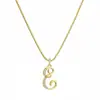 Nuevo Cadena de Serpiente de Aleación Creativa Simple con Incrustaciones de Diamante Cadena para Clavícula Dorada para Mujer