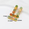 Joyería Antigua de Oro con Aceite Goteante Accesorios Flor de Loto Paz y Alegría Cuentas Separadas Pulsera Hecha a Mano DIY Joyería Cuentas Sueltas D145