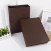 Caja de regalo marrón caja vacía caja de regalo de negocios bufanda camisa caja rectangular grande LOGOTIPO personalizado