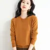 Suéter de punto largo de manga larga para mujer, estilo coreano, talla grande, holgado, cuello bajo, para otoño e invierno, capa base, exclusivamente para ventas transfronterizas