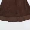 Ins transfronterizo estilo europeo y americano 2026 nueva moda elegante ropa de mujer al por mayor falda de cintura elástica línea A de doble capa para ir al trabajo