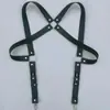 Lingerie sexy Lubai, suspensórios masculinos de couro personalizados, alças de couro ajustáveis, acessórios para camisa