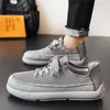 Zapatos Planos Casuales de Punta Ancha Talla Grande para Adolescentes, Zapatos Casuales Versátiles de Malla Transpirable, Zapatos Diarios para Conducir y Viajar
