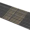 Hastes de Flecha Puras de Carbono Mais Vendidas no Exterior com Diâmetros Internos de 6.2/4.2/5.2 para Arcos Recurvos, Compostos e Tradicionais Retos