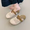 Zuecos de Suela Gruesa Estilo Birkenstock para Mujer, Nuevo Modelo Verano 2026, Diseño Hueco, Cómodos, Sandalias Slip-On Fáciles de Poner