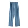 Calças de Pijama Modal Calças Masculinas Outono e Inverno Estilo Coreano Soltas Tamanho Plus Cor Sólida Casual Roupa de Casa Pijama