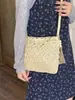 Bolso de mujer Yozisen de diseño minimalista 2026 primavera-verano nuevo bolso tote tejido de moda bandolera