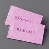 Personalización de Etiqueta de Cuello de Ropa Etiqueta de Cuello de Alta Densidad Personalización Marca Registrada de Ropa de Mujer Personalización Marca Tejida Etiqueta de Tela Personalización Etiqueta de Medio Doblez