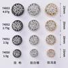Botones Huecos de Diamante Superior Cosidos a Mano Metal Lana Ropa Exterior Traje Ropa Exterior Formal Botones Botones Botones Jinda