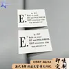 Cinta para Ropa con Diseño de Logo Impreso, Etiquetas Suaves para Ropa, Cinta de Algodón con Etiquetas de Talla para Ropa Infantil, Etiquetas de Cuello Impresas en Serigrafía de Seda Hechas a Mano