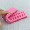 Nova Forma de Silicone para Borda de Bolo Botão de Pérola Longo Forma para Bolo Fondant Ferramenta de Cozinha para Confeitaria