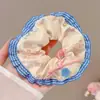 Scrunchie de Renda com Laço Fofo Elástico Alto Durável Prendedor de Cabelo Corda de Cabelo Acessório de Cabelo para Mulheres