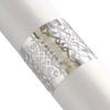 Transfronteiriço em estoque espelho de casamento rosa guardanapo anel guardanapo fivela imitação anel de guardanapo de metal decoração de casa laço de papel