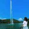 Faro de Fuente de Grito de Celebridad de Internet de Tianjin Punto Turístico Faro de Grito Musical Bocina Escanear Código Bocina Equipo de Control de Voz para Exteriores Fabricante