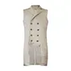 Casaco de vestir masculino europeu e americano transfronteiriço para comércio exterior cor sólida moda steampunk vintage uniforme masculino