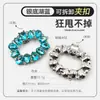Nuevo Estilo Cristal de Color Gota de Agua Hebilla Cuadrada, Hebilla Elegante para Zapatos, Accesorio Decorativo Desmontable para Zapatos