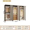 Guarda-Roupa Aberto DIY Closet Planejado Combinação de Guarda-Roupa Cabideiro Prateleira de Chão para Quarto