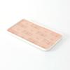 Bandeja para Tazas de Sala de Estar Taza de Té Doméstica Taza de Agua Plástico de Doble Capa Rectangular Plato Escurridor para Tazas de Té Plato de Té Nórdico